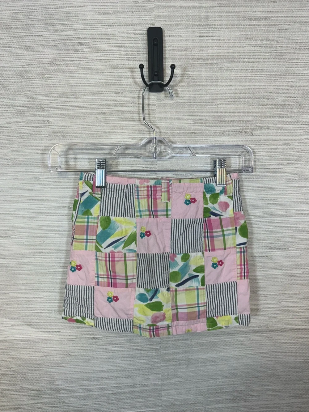 Girl’s Gymboree Floral Embroidered Patchwork Skirt Size 5